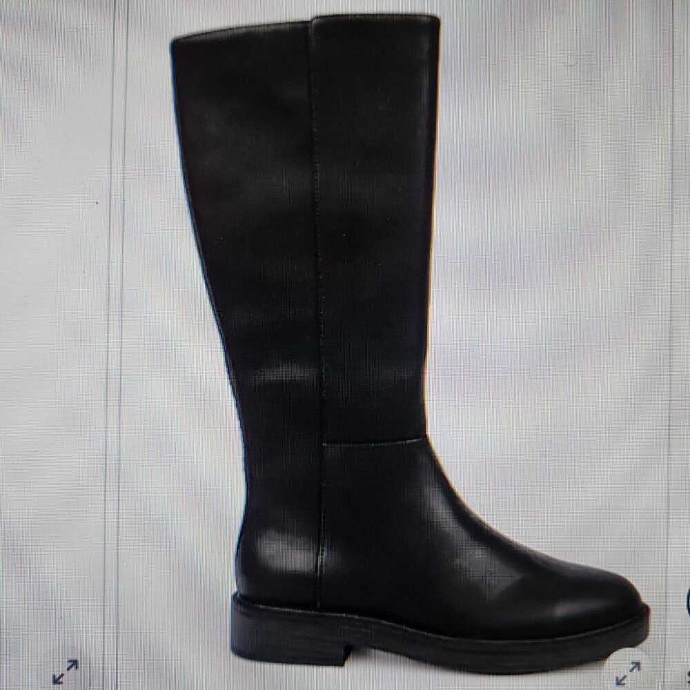 Aerosoles Black "Prue" Riding Boots. NIB. Size 8 Wide